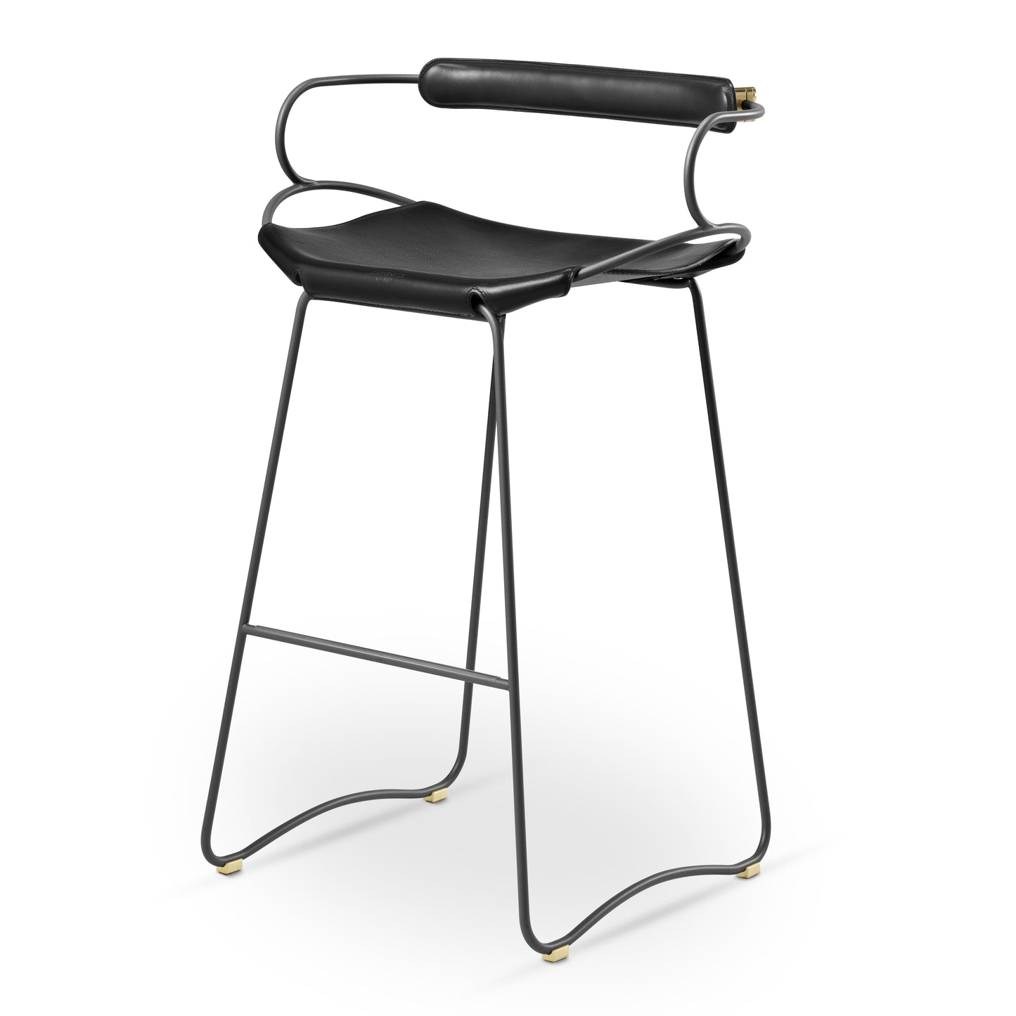 Taburete de bar Hug con respaldo - Hecho a mano y totalmente personalizable