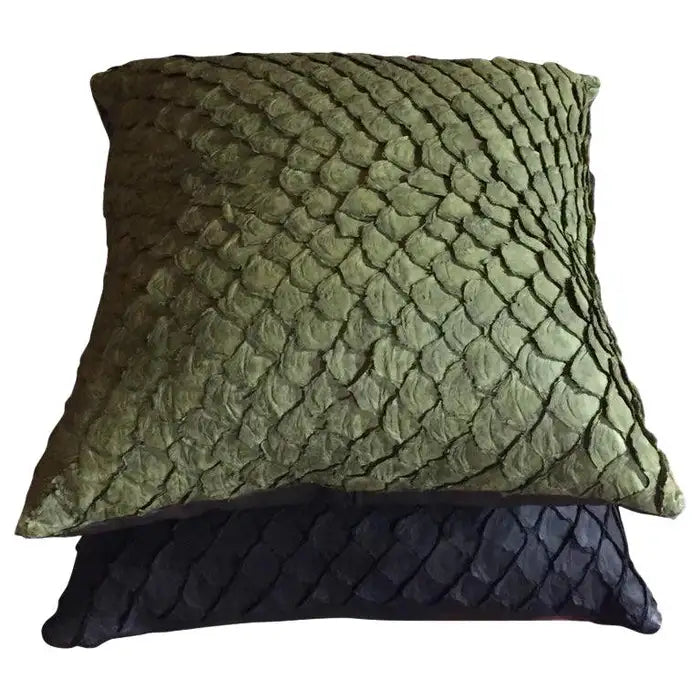 Almohada Pirarucu Artesanal de Lujo - Tamaño Grande