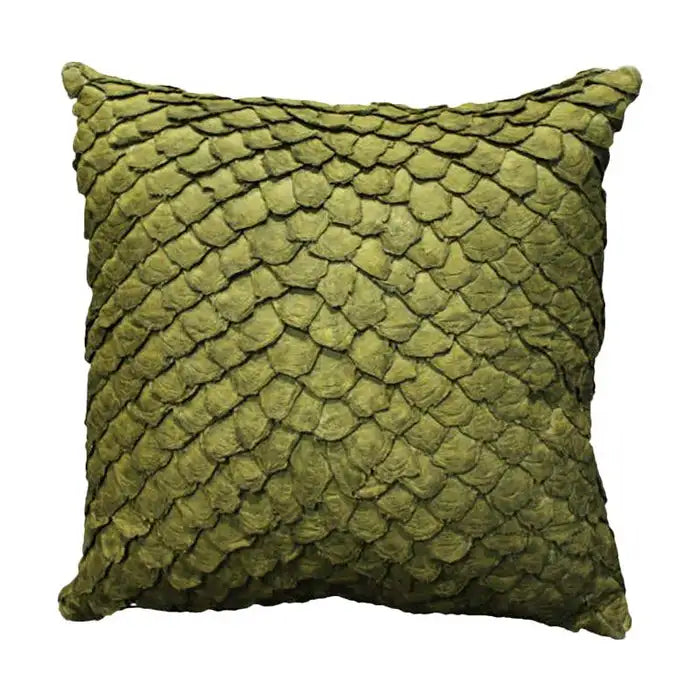 Almohada Pirarucu Artesanal de Lujo - Tamaño Grande