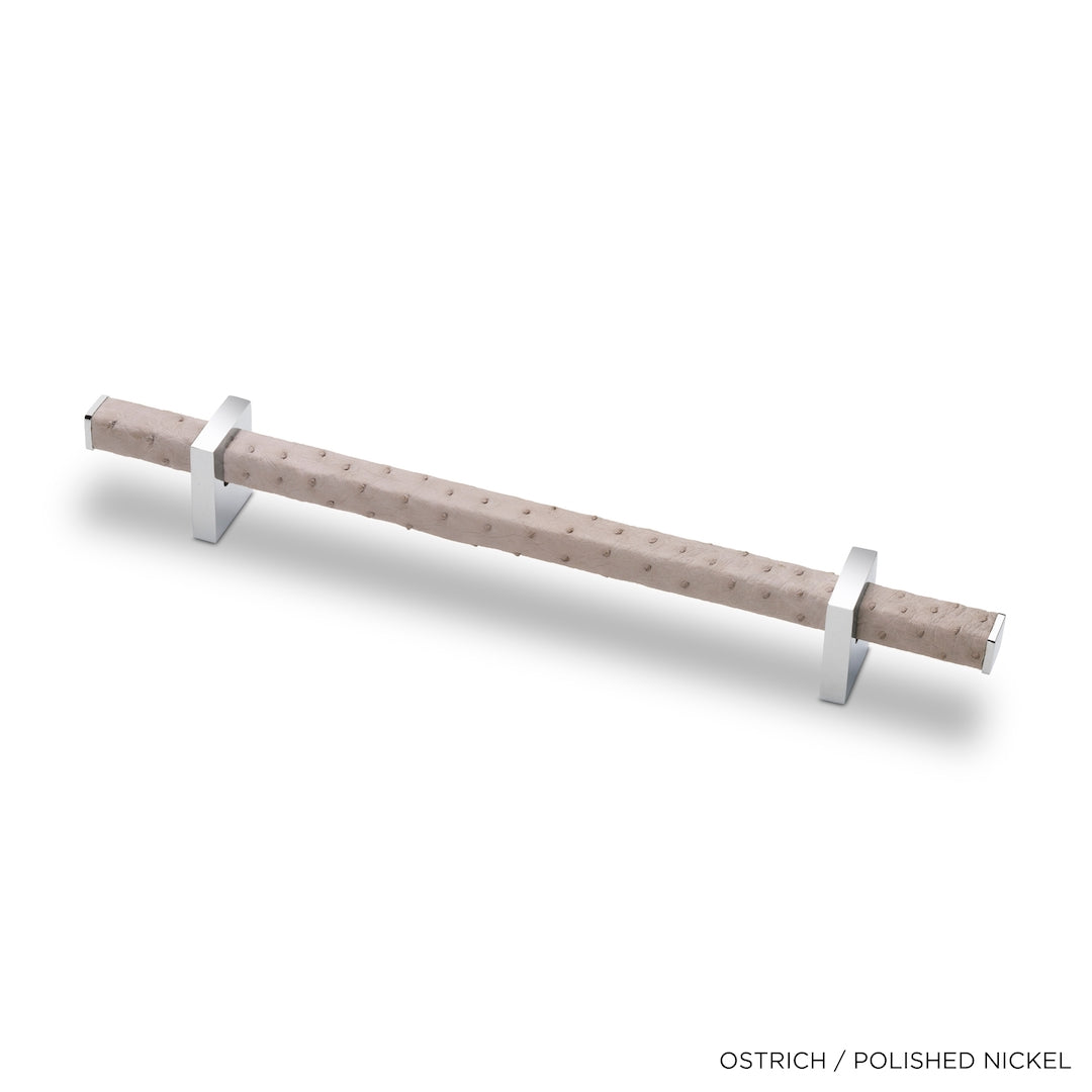 Sevilla - Handcrafted Pull Handle with Exotic Skins & Metal Details