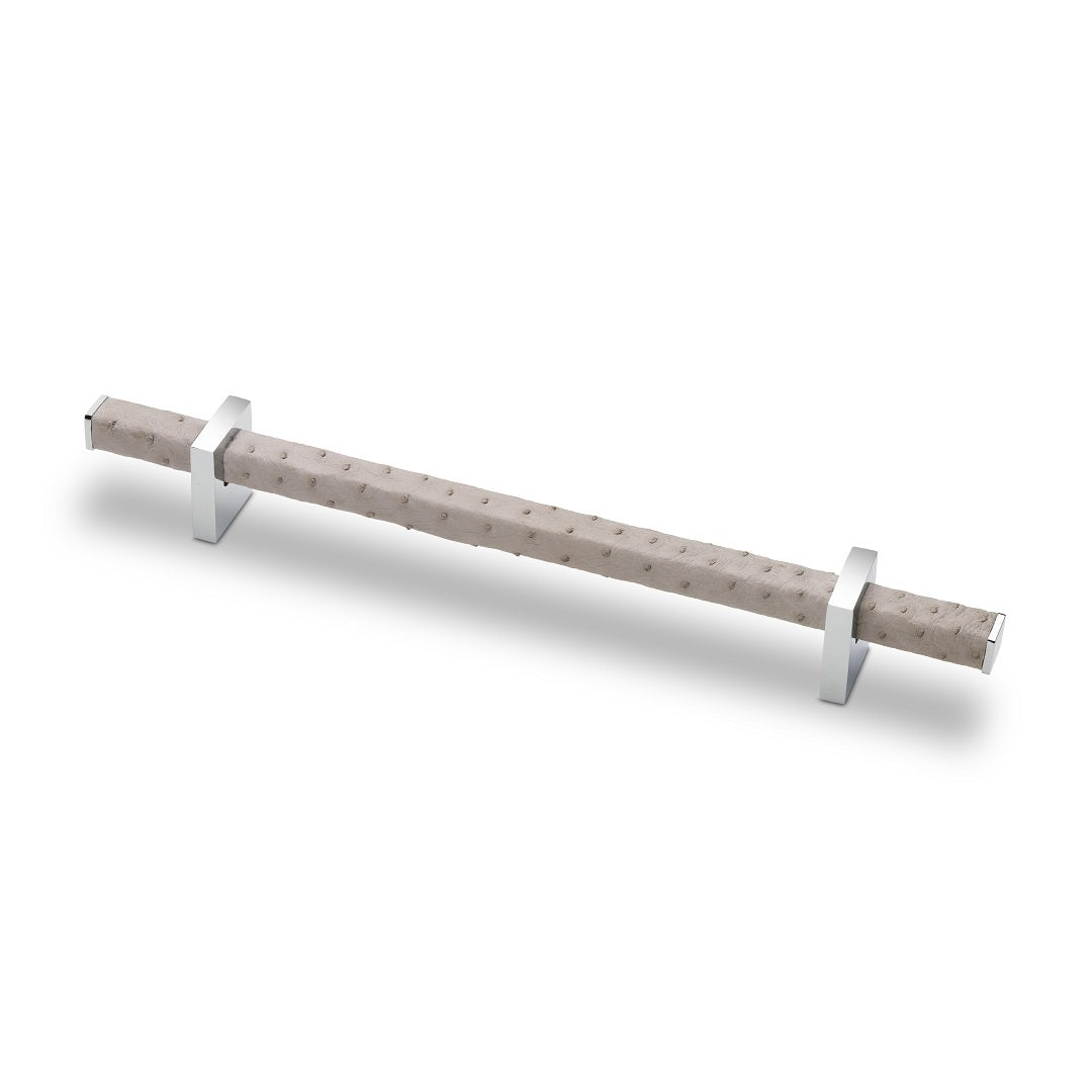 Sevilla - Handcrafted Pull Handle with Exotic Skins & Metal Details