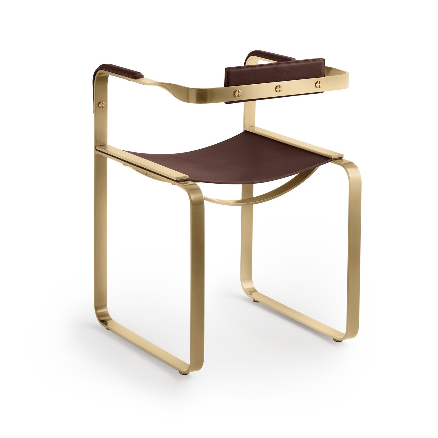 Wanderlust Armchair - Customizable & Handcrafted in Cowhide Leather & Steel