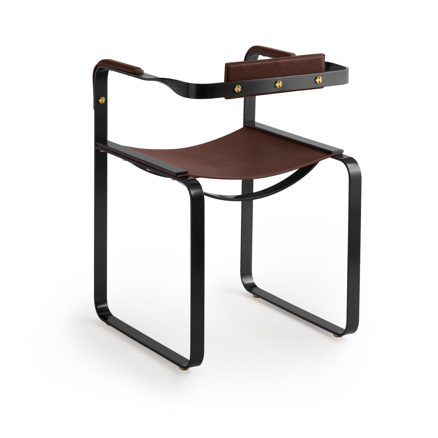 Wanderlust Armchair - Customizable & Handcrafted in Cowhide Leather & Steel