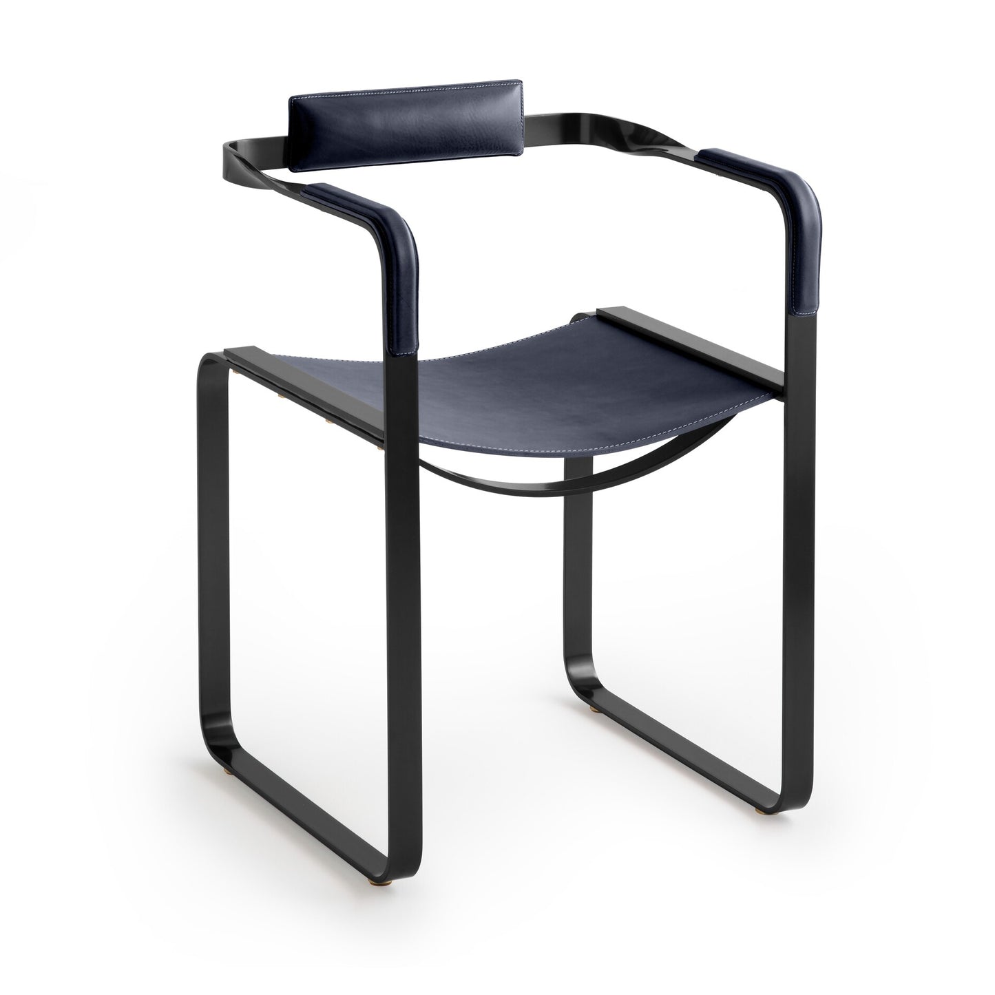 Wanderlust Armchair - Customizable & Handcrafted in Cowhide Leather & Steel
