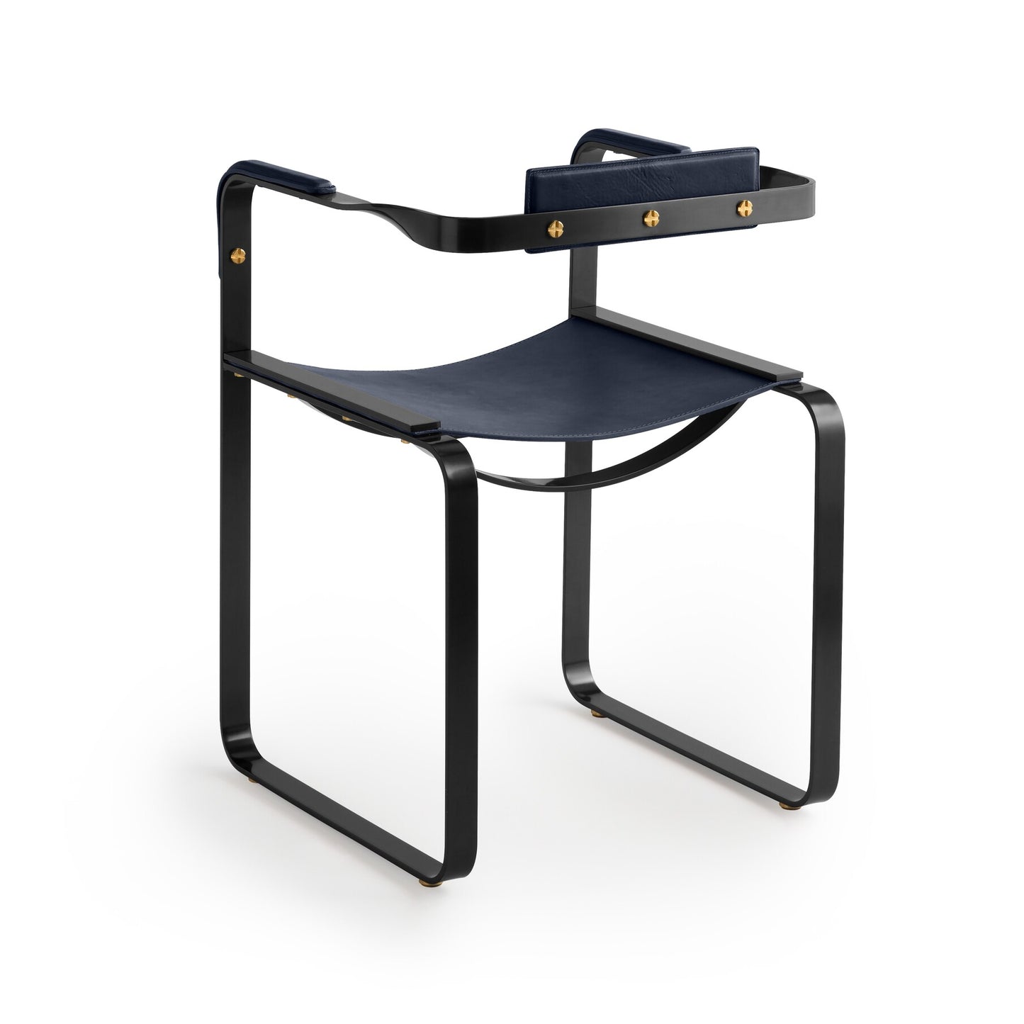 Wanderlust Armchair - Customizable & Handcrafted in Cowhide Leather & Steel