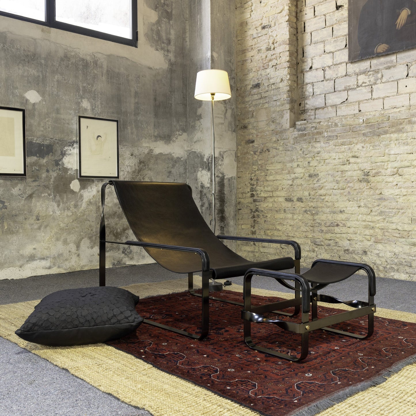 Wanderlust Chaise Longue and Footstool, Handcrafted & Customizable