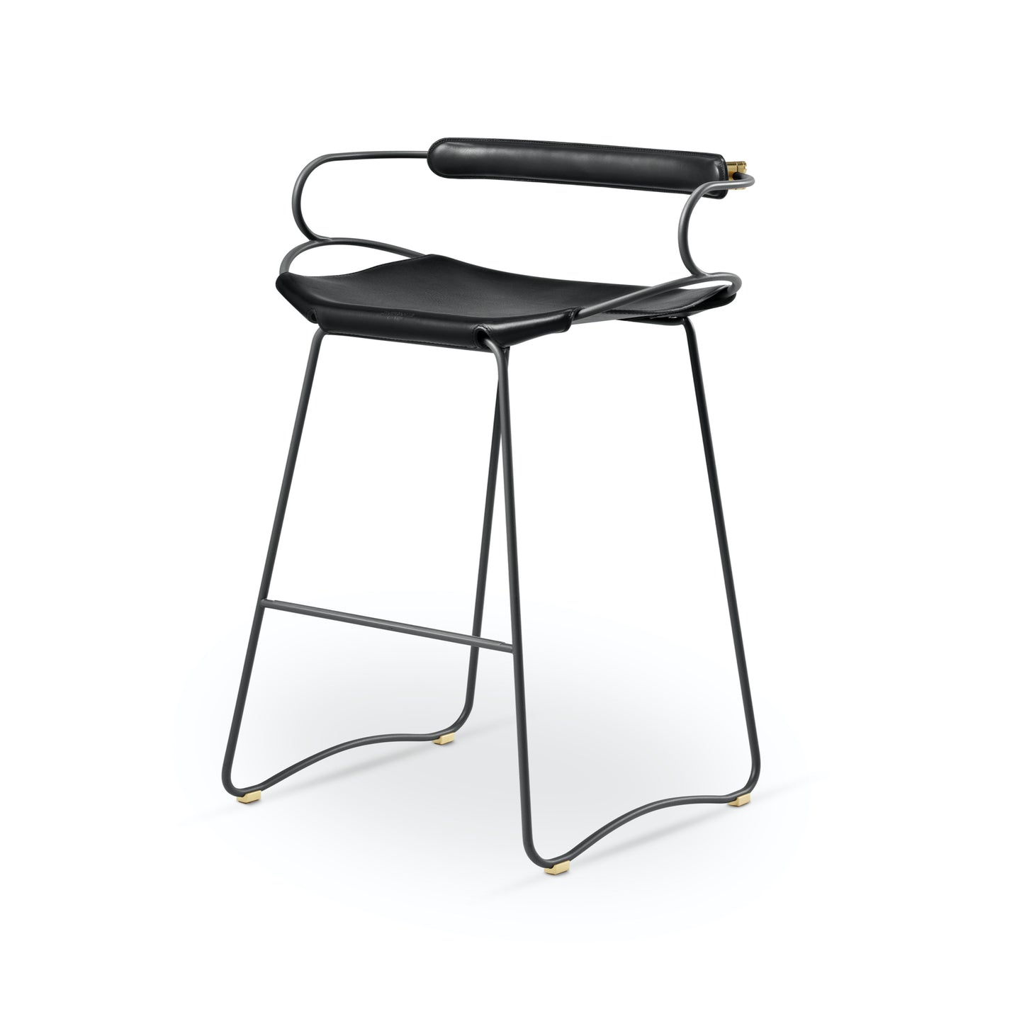 Hug Taburete de cocina con respaldo - Hecho a mano y personalizable