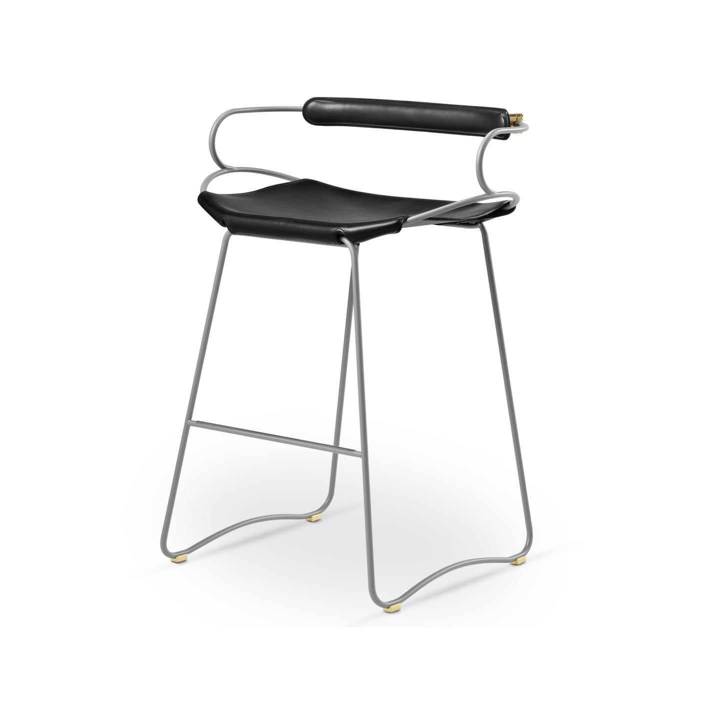 Hug Taburete de cocina con respaldo - Hecho a mano y personalizable