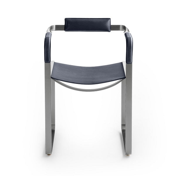 Wanderlust Armchair - Customizable & Handcrafted in Cowhide Leather & Steel