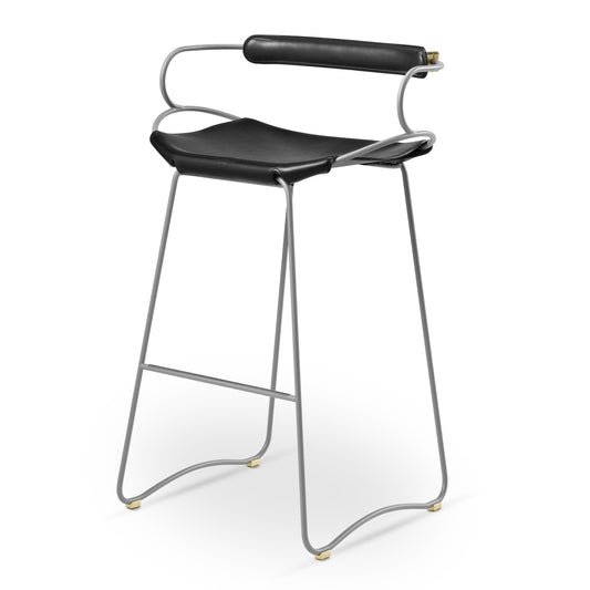 Hug Bar Stool with Backrest - Handcrafted & Fully Customizable