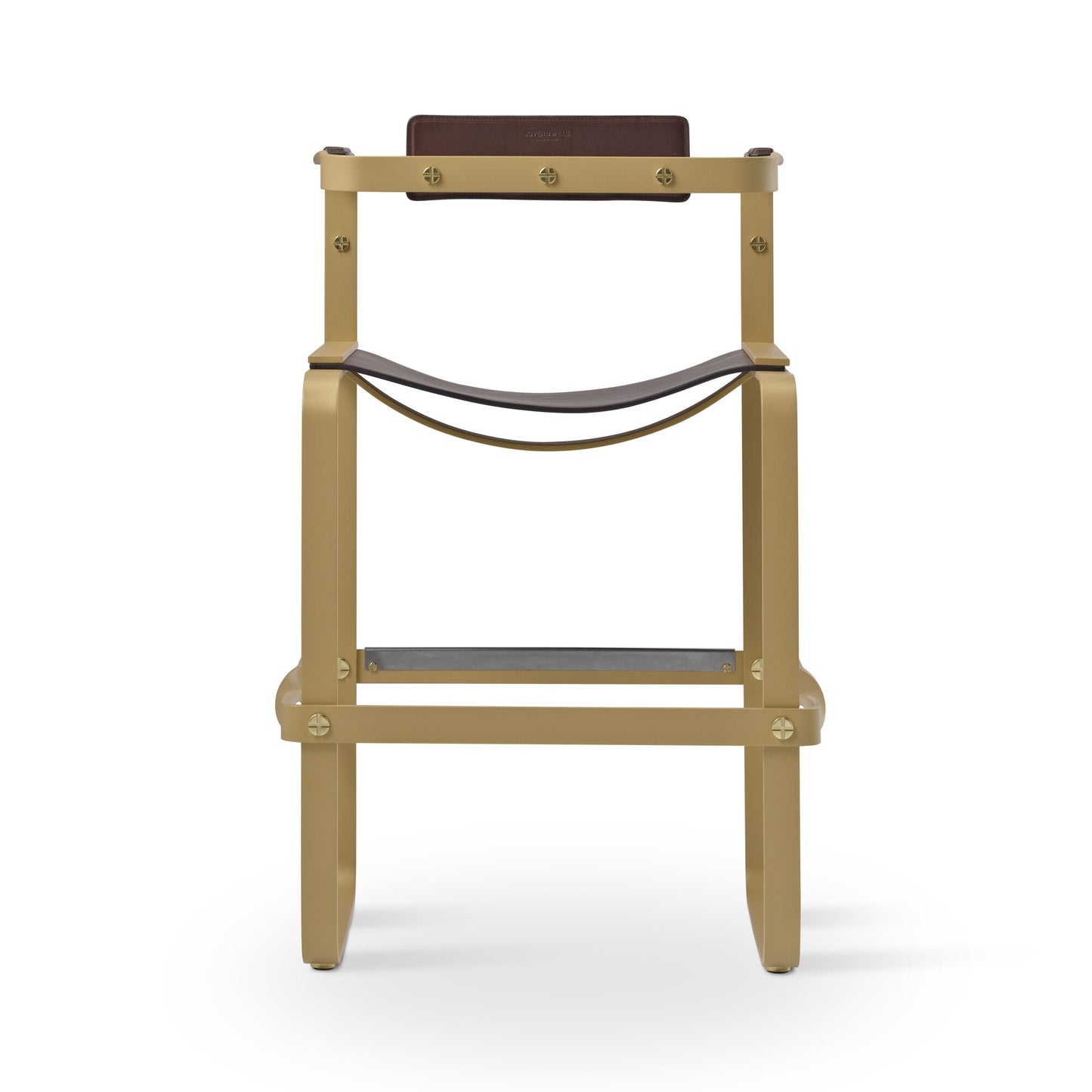 Wanderlust Kitchen Counter Stool with Backrest - Handcrafted & Customizable