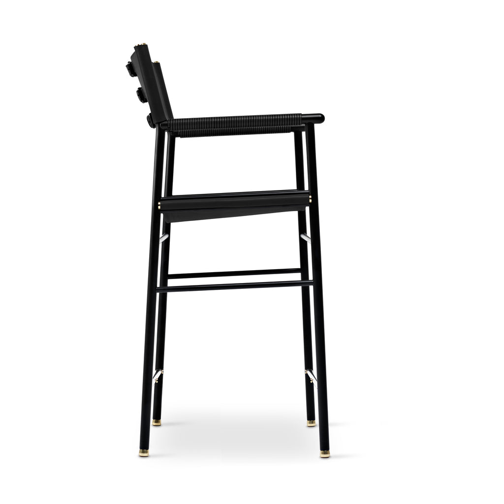 Taburete de cocina Repose con respaldo - Hecho a mano y personalizable
