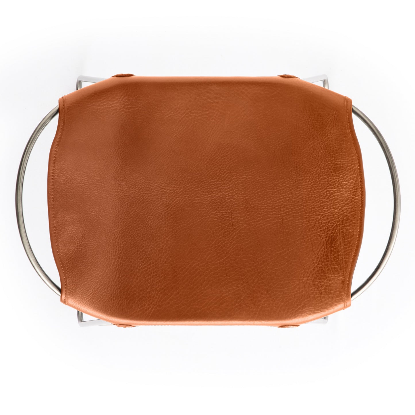 Hug Kitchen Stool - Handcrafted with Cowhide Leather