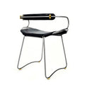 Silla Hug - Personalizable y hecha a mano en piel de vaca y acero