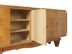 Aparador Art Déco Francés en Madera de Sicomoro - Estilo André Arbus, c. 1940