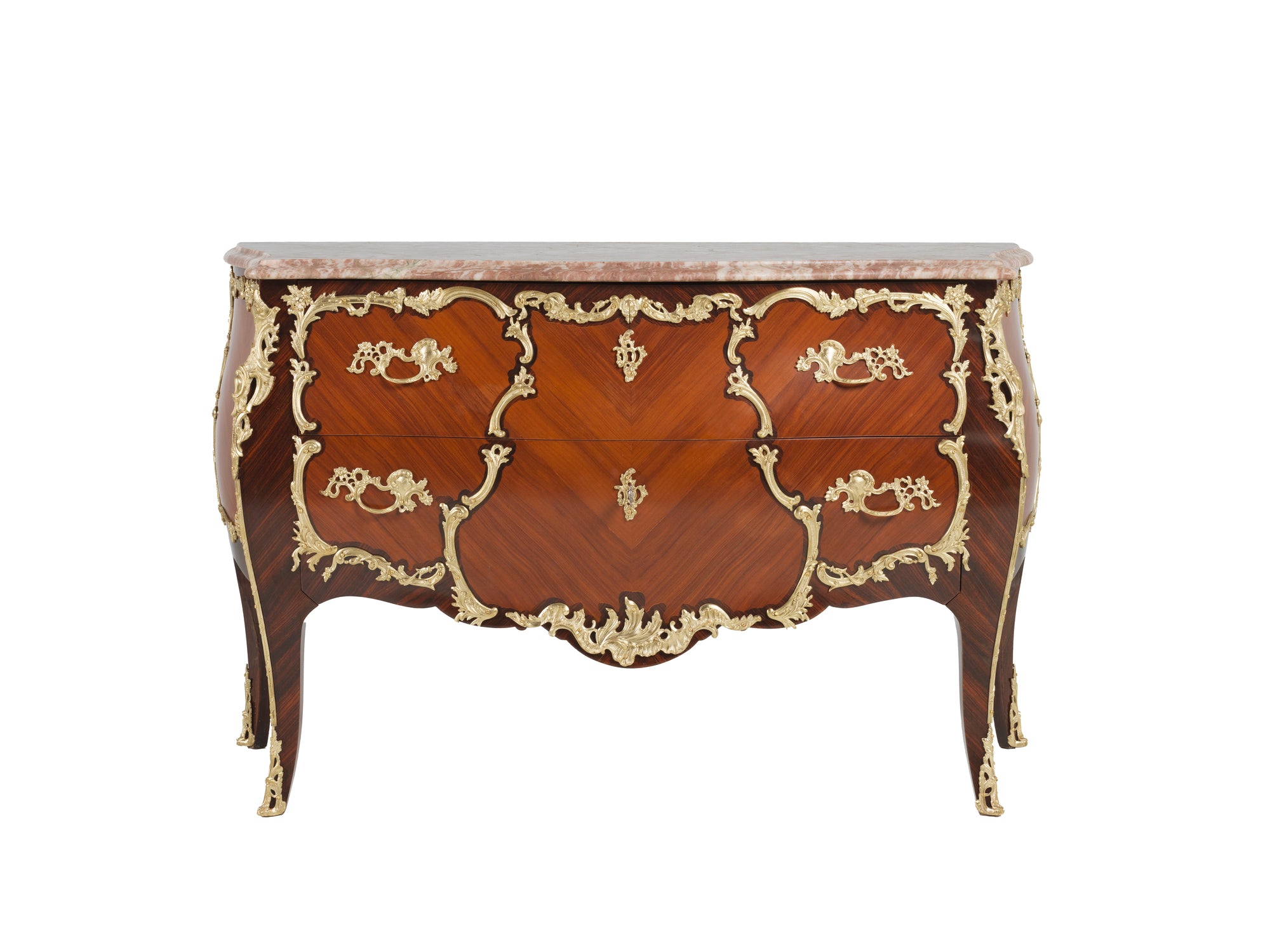 Cómoda Bombé Francesa Estilo Louis XV