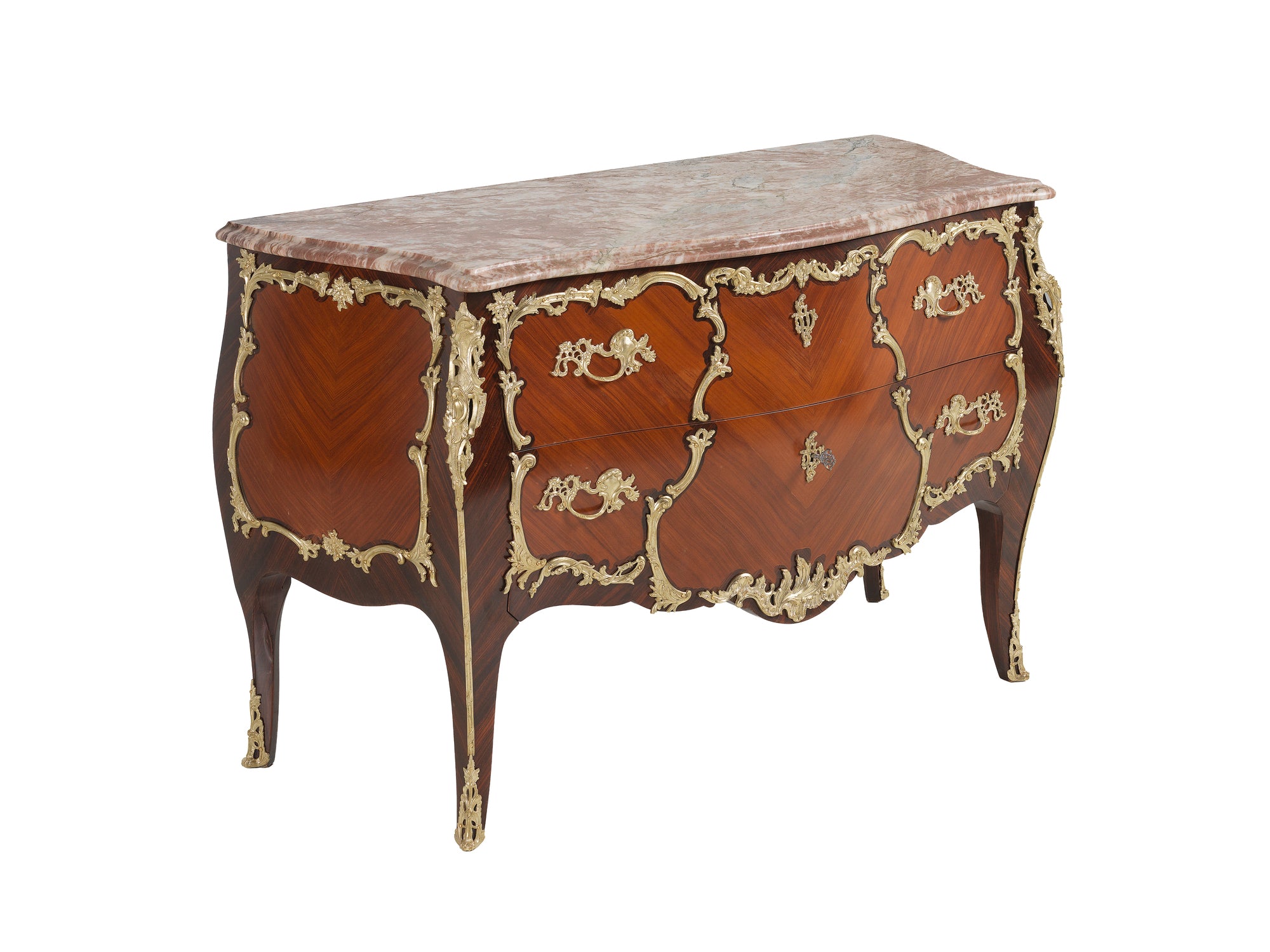 Cómoda Bombé Francesa Estilo Louis XV