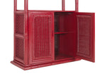 Estantería Pagoda Mid-Century - Estilo Chinoiserie