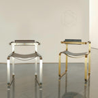 Silla Wanderlust - Personalizable y hecho a mano en piel vacuna y acero