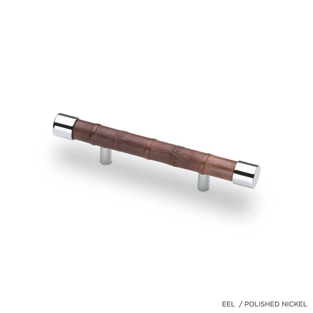 Bilbao - Exotic Skins & Metal Accents Bespoke Cylindrical Pull Handle