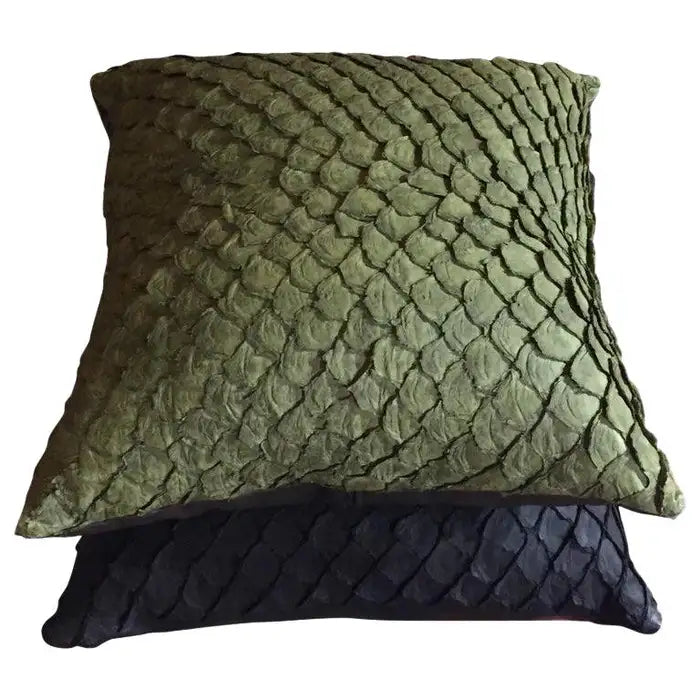 Luxury Handcrafted Piracucu Pillow - Large Size