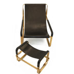 Chaise longue y reposapiés Wanderlust, hechos a mano y personalizables