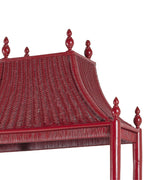 Estantería Pagoda Mid-Century - Estilo Chinoiserie