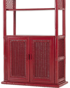 Estantería Pagoda Mid-Century - Estilo Chinoiserie