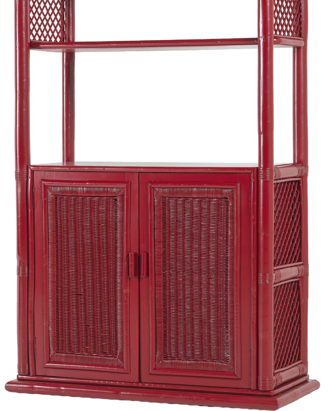 Estantería Pagoda Mid-Century - Estilo Chinoiserie