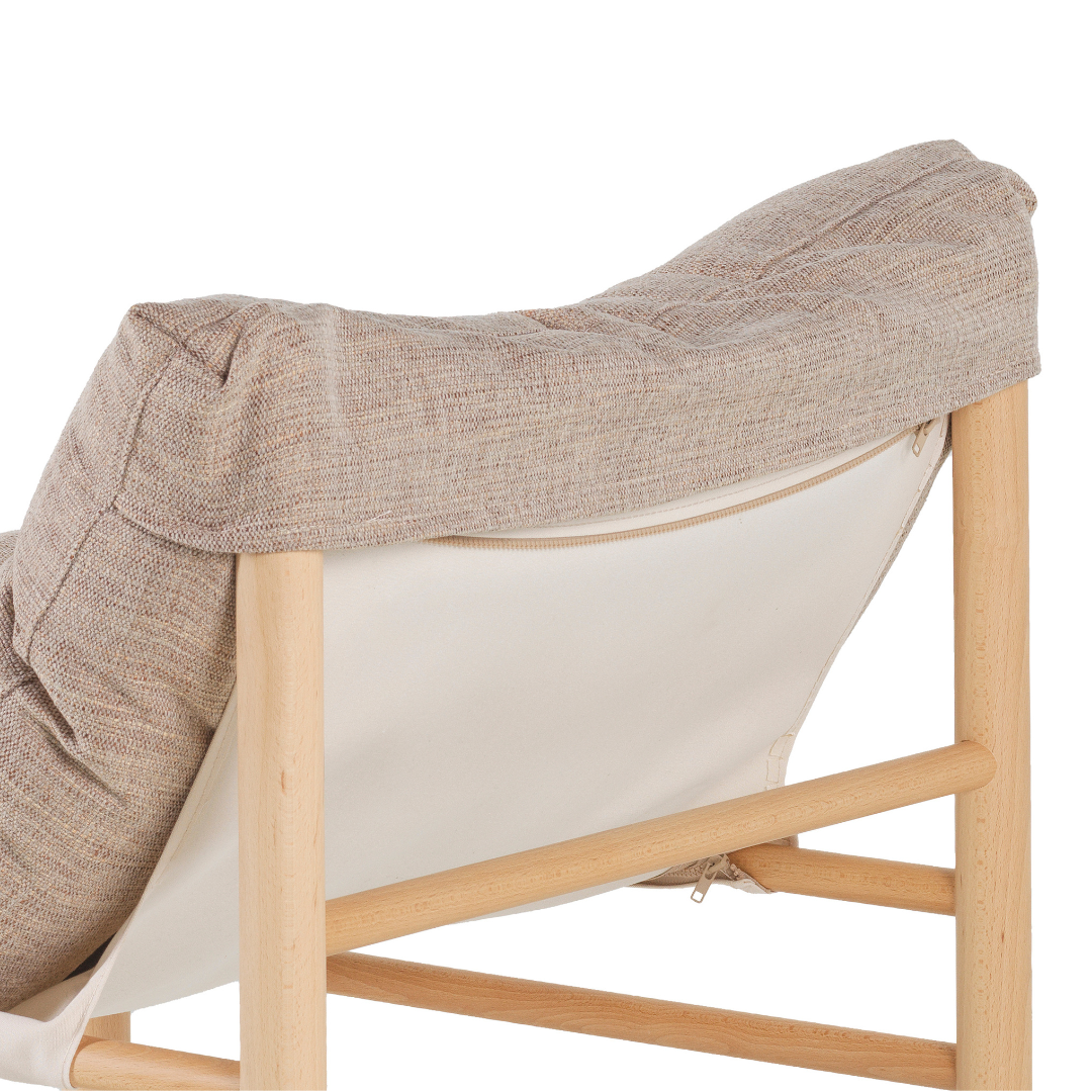 Wallace Armchair - Natural Wood