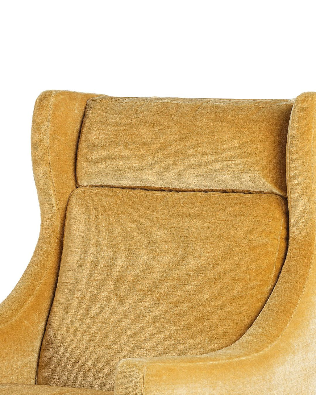 Pareja de Sillones Mid-Century en Terciopelo Mostaza