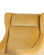 Pareja de Sillones Mid-Century en Terciopelo Mostaza
