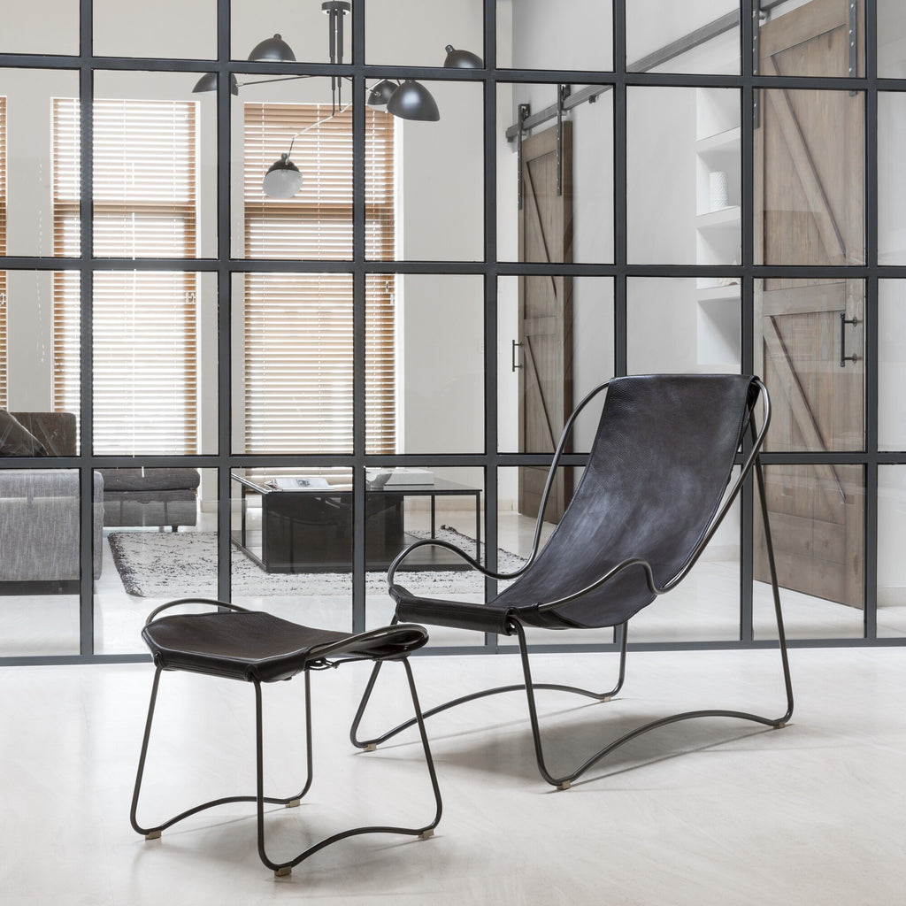 Chaise Longue Hug - Diseño artesanal en cuero vacuno