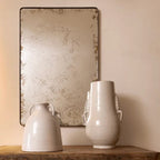 Espejo Rectangular con Marco de Latón