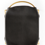 Taburete de cocina Hug - Cuero Negro