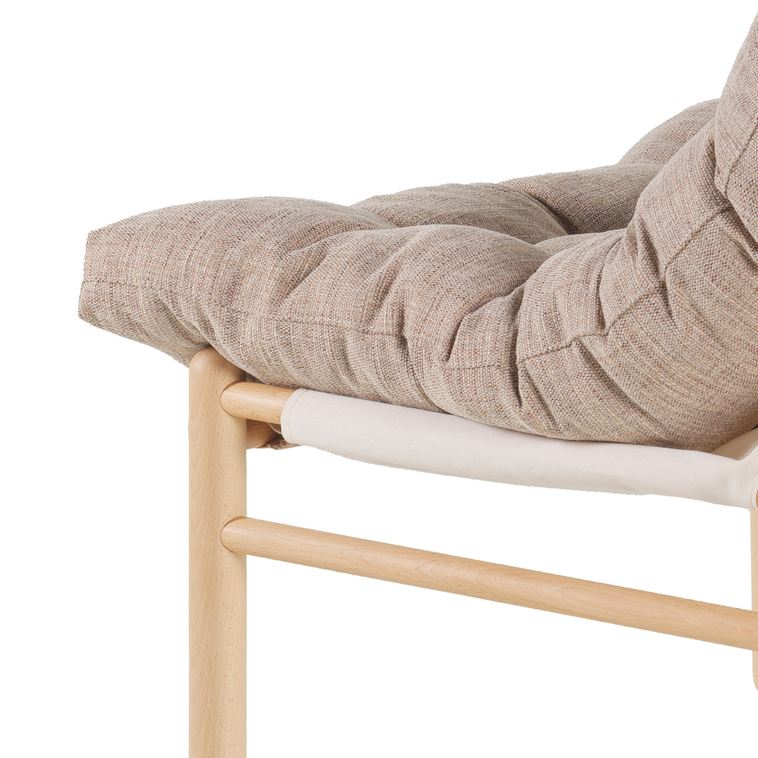Wallace Armchair - Natural Wood