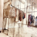 Espejo Patchwork Envejecido Sin Marco