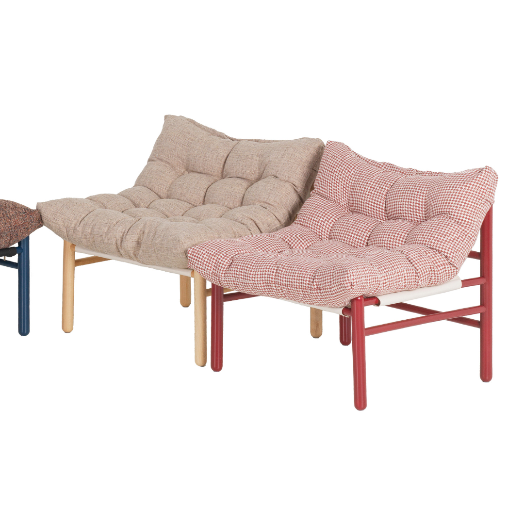 Wallace Armchair - Burgundy