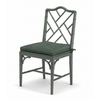 Silla Chinese Chippendale Faux Bamboo - cojín suelto