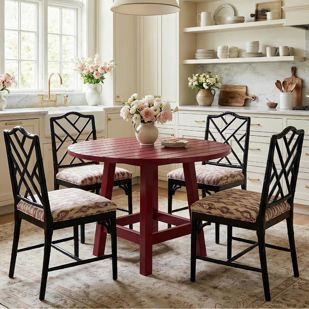 Mesa de comedor redonda Bacon