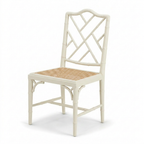 Silla Chinese Chippendale Faux Bamboo - acabado de ratán