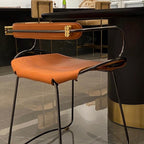 Silla Hug - Personalizable y hecha a mano en piel de vaca y acero