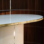 Consola Antique Boutique - Mid-Century con Base Central
