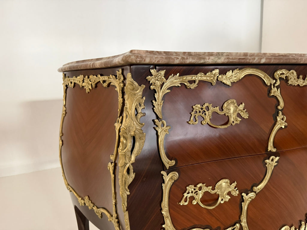 Cómoda Bombé Francesa Estilo Louis XV