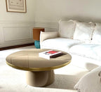 Mesa Baja Antique Boutique - Mid-Century con Base Central