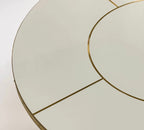 Mesa Antique Boutique Redonda - Mid-Century con Base Central
