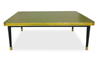 Mesa Baja Antique Boutique - Mid-Century con Detalles en Latón