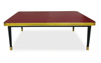 Mesa Baja Antique Boutique - Mid-Century con Detalles en Latón