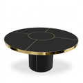 Mid-Century Round Antique Boutique Table with Pedestal Base