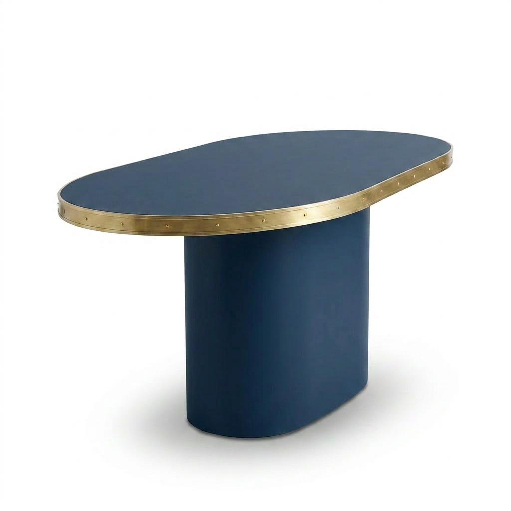 Consola Antique Boutique - Mid-Century con Base Central